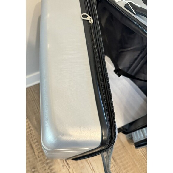 SAMSONITE Uptempo Hardside 1 Piece Large Spinner Silver 28” Luggage Suitcase - Picture 6 of 8